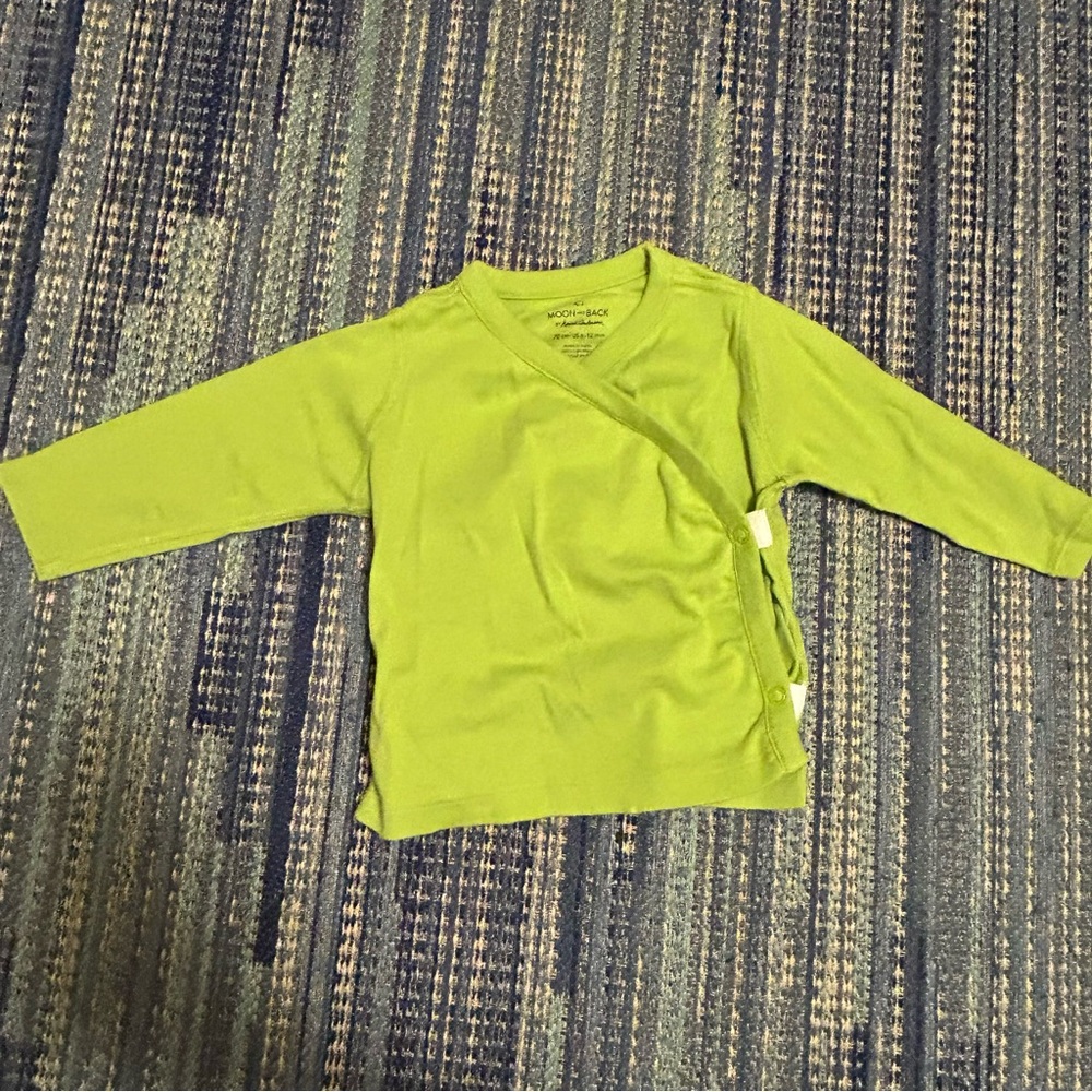 Lot of 4 Baby Long Sleeve Organic Cotton Tops Hanna Andersson m - Picture 11 of 12